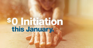 $0 Initiation this January